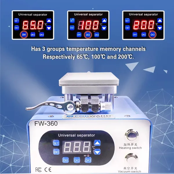 FW-360 3 groups temperature memory channels